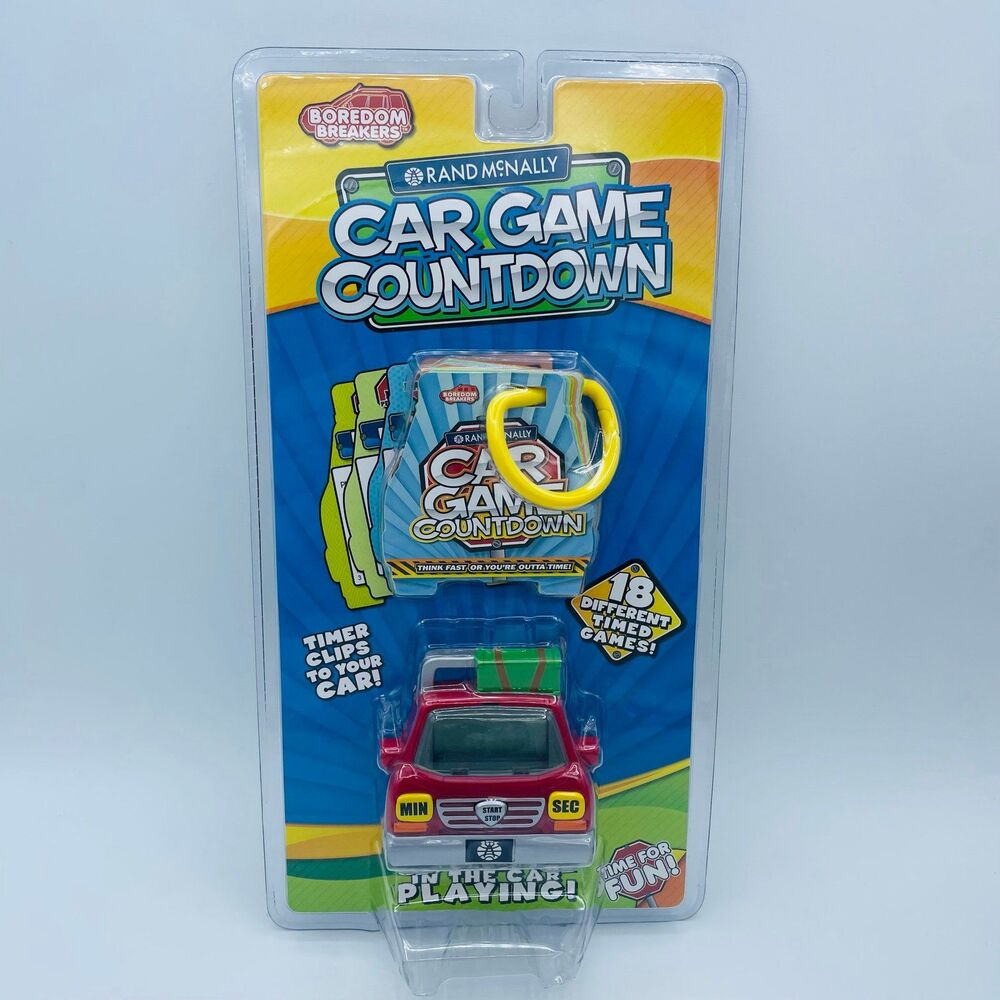 NEW Rand McNally Road Trip Travel Car Game Countdown Boredom Busters NIP